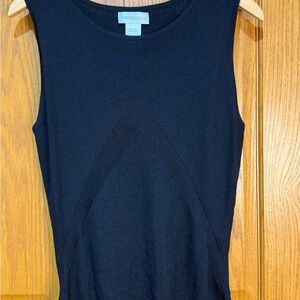 Worthington Women's Black Sleeveless Top Size Large